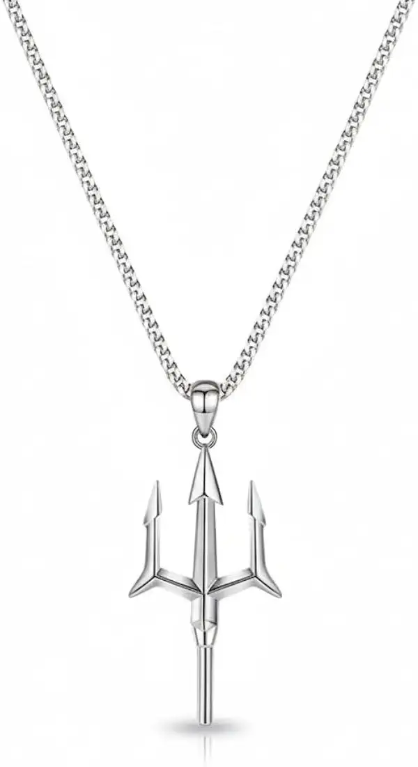 Trident chain pendent 