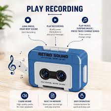 Mini Retro Radio Voice Recorder Keychain